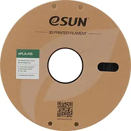 Пластик для 3D-принтера eSUN ePLA+HS, 1,75 мм, 1 кг, black (ePLA+HS-P175B1) - мініатюра 2