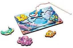 Сортер-вкладиш Puz-40273 Риболовля А5, дерев'яний розмір 21.5x14.5 см PuzzleOk - мініатюра 2