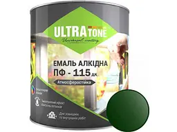 Емаль алкідна ПФ-115 ULTRA TONE темно-зелений 0.9кг