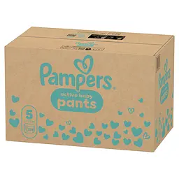Набір підгузки-трусики Pampers Active Baby Pants Розмір 5 (11-17 кг) 136 шт. - мініатюра 2