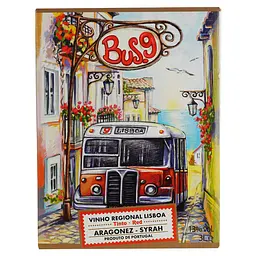 Вино Bus.9 Vinho Regional Lisboa Syran-Aragonez, червоне, сухе, 3 л - мініатюра 5