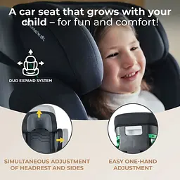 Автокрісло Kinderkraft Xpand 2 i-Size Graphite Black чорне KCXPAN02BLK0000 (00-00305185) - мініатюра 12