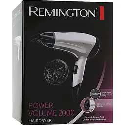 Фен Remington Power Volume 2000, 2000 Вт білий (D3015) - мініатюра 2