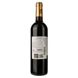 Вино Chateau Saint-Paul Haut-Medoc 2015 червоне сухе 0.75 л - мініатюра 2