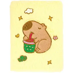 Блокнот А5 ZiBi Capybara 22 Kids Line плюшевий клітинка 80 аркушів (ZB.700043)