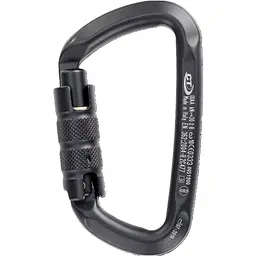 Карабін Climbing Technology D-Shape TG titan/red Black (1053-2C47700 XZD)
