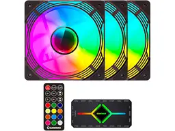 Корпусний вентилятор Gamemax KF300 Black - мініатюра 2