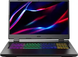 Ноутбук Acer Nitro 5 AN517-55-533M (NH.QLGEP.00H) Obsidian Black 17,3" FHD IPS 144HZ/i5-12450H/RTX4050/16GB/1TB/Win11