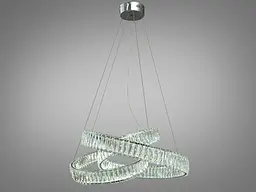 Світильник підвісний LED Diasha 531/800CH 175W, регульована висота 60-145 см, кришталь, для вітальні, спальні, кухні