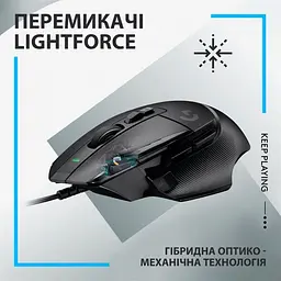Миша Logitech G502 X Black (910-006138) - мініатюра 5