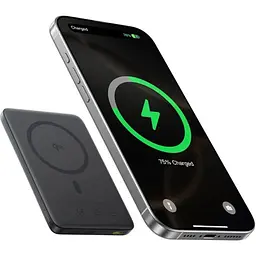 Зовнішній акумулятор Baseus PicoGo Ultra Slim Qi2 10000mAh 27W Black (E0027201) [153916] - мініатюра 3