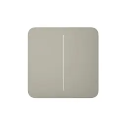 Накладна панель Ajax SoloButton 2-gang /Оливковий (SoloButton 2-gang /Olive)