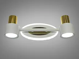 Світильник для дзеркал Diasha 5974/2 9W, LED, поворотний, 30 см, 3200K/4100K/6000K, метал, сучасний стиль