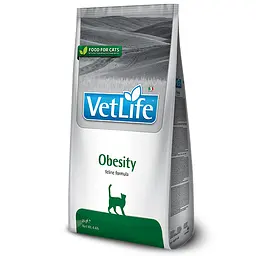 Сухий корм Farmina Vet Life Obesity для котів, дієтичне харчування для зниження зайвої ваги, 2 кг