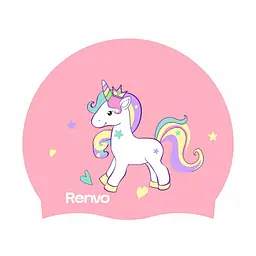 Дитяча Шапочка для плавання Renvo Kuttara Unicorn JR Рожевий OSFM (1SC200-1203)