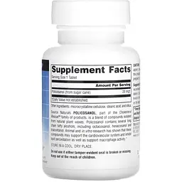 Полікозанол Source Naturals Policosanol 20 мг 60 таблеток (2023-10-2698) - мініатюра 2