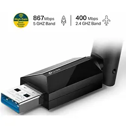 Мережева карта Wi-Fi TP-Link ARCHER-T3U-PLUS - мініатюра 3