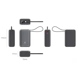 Батарея універсальна Vinga 30000 mAh 65W Display Cable (VPBB3065C) - мініатюра 4