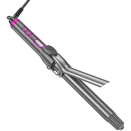 Плойка для волосся Hoco HP43 Electric manual curling iron with digital display Gray - мініатюра 2