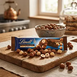 Шоколадний батончик Lindt Ganze Haselnuss Dunkle Chocolate Bar 35 г - мініатюра 2