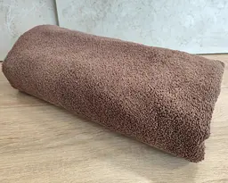 Рушник турецький махровий однотонний Zeron 70х140 Brown щільність 500 г/м2 - мініатюра 2