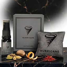 Ароматизатор автомобільний Hurricane Grey Standart NEW (В комплекті Спрей)