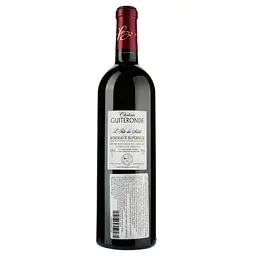 Вино Chateau Guiteronde L'Isle du Soleil AOP Bordeaux Superieur 2018, червоне, сухе, 0,75 л - мініатюра 2