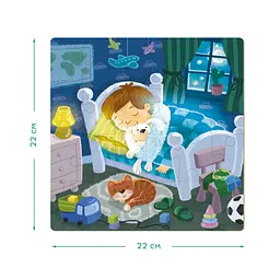 Дитячий пазл "Мій День" DoDo 300130, 4в1 - мініатюра 5