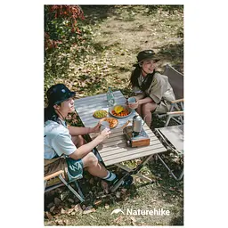 Складний стіл Naturehike Simple Star T01 CNK2550JJ018, 89х60 см, алюміній, бежевий - мініатюра 6