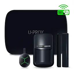 Комплект бездротової сигналізації U-Prox MPX LE KF kit Black з LTE/GSM (4G/2G), WiFi, Ethernet (23-00363) - мініатюра 2