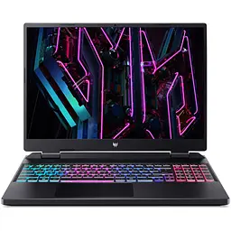 Ноутбук Ігровий Acer Predator Helios Neo 16 PHN16-72-71YK з процесором Intel Core i7-14700HX pana la 5.5GHz, 16", WQXGA, IPS, 240Hz, 16 GB DDR5, 1TB SSD, NVIDIA® No OS, Abyssal чорний - мініатюра 3