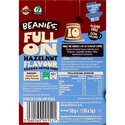 Кава мелена Beanies Hazelnut в капсулах 10 шт. x 5 г - мініатюра 2