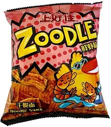 Снеки Oishi Zoodle зі смаком кумину та барбекю 15 г