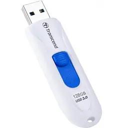 USB флеш накопичувач Transcend 128GB JetFlash 790 White USB 3.0 (TS128GJF790W) - мініатюра 3