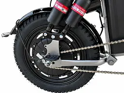 Електровелосипед Minako Mini 16" двомісний (1000W, 24Ah) + Пасажирське сидіння Сірий - мініатюра 8
