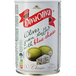 Оливки з блакитним сиром Diva Oliva 300 г - мініатюра 2