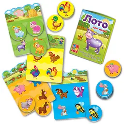 Розвиваюча гра Vladi Toys. Лото. Ферма (VT2100-08) - мініатюра 3