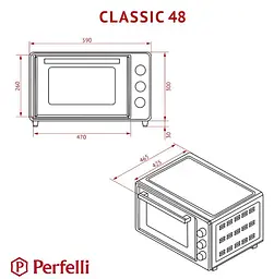 Електрична піч Perfelli Classic 48 Ivory - мініатюра 19