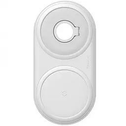 Бездротовий зарядний пристрій Baseus Planet 2 in 1 10W WXPL-B02 White - мініатюра 5