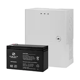 Комплект Kraft: джерело безперебійного живлення PSU-1203LED(P) і акумуляторна батарея 12В 7.2Аг (41-00040-44-00054)