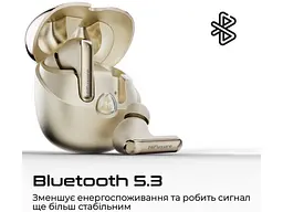 Навушники TWS HiFuture SonicAir Champagne (sonicair.champagne) - мініатюра 2