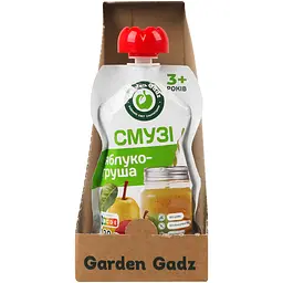 Пюре фруктове Garden Gadz Смузі яблуко-груша гомогенізоване стерилізоване 120 г  - мініатюра 3