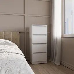Комод на 4 шухляди високий, компактний 40х40х100см
