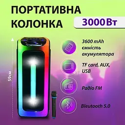 Акустична система XPRO D2806 з потужністю 60 Вт (41197-D2806_4813) - мініатюра 5