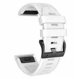 Силіконовий ремінець Primo для годинника Garmin Forerunner 935/Forerunner 945 White - мініатюра 2