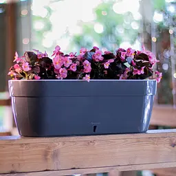 Вазон Santino Asti Window Box антрацит-білий 12 л (2021519) - мініатюра 5