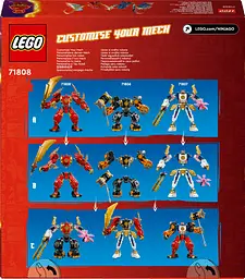 Конструктор LEGO Ninjago Робот вогняної стихії Кая 322 деталі (71808) - мініатюра 9