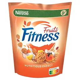 Готовый сухой завтрак Fitness & Fruits хлопья из цельной пшеницы с фруктами 225 г