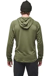 Куртка чоловіча Black Diamond M Coefficient LT Hybrid Hoody M Чорний-Оливковий - мініатюра 2