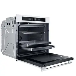 Whirlpool Духовий шафа електричний, 73л, A+, дисплей, конвекція, піроліз, телескопічні напрямні, білий - мініатюра 8